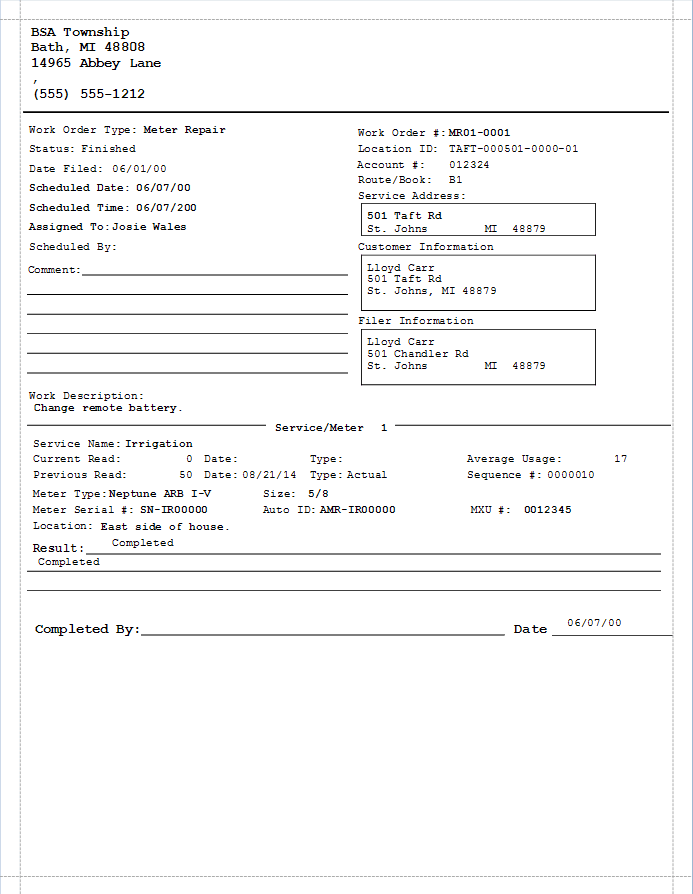Utility Billing 12 - BS&A Software