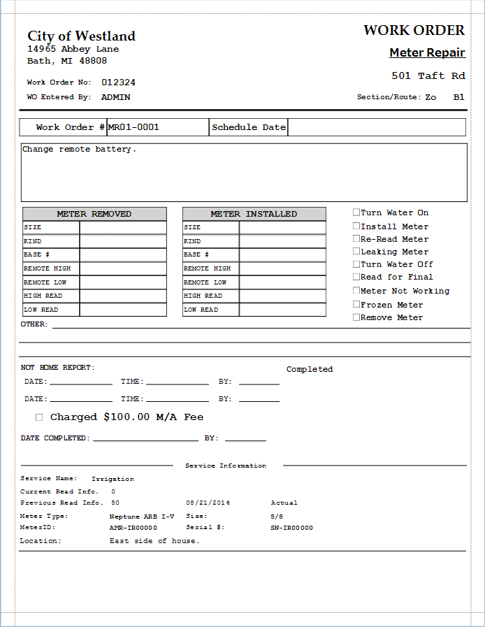 Utility Billing 16 BS&A Software
