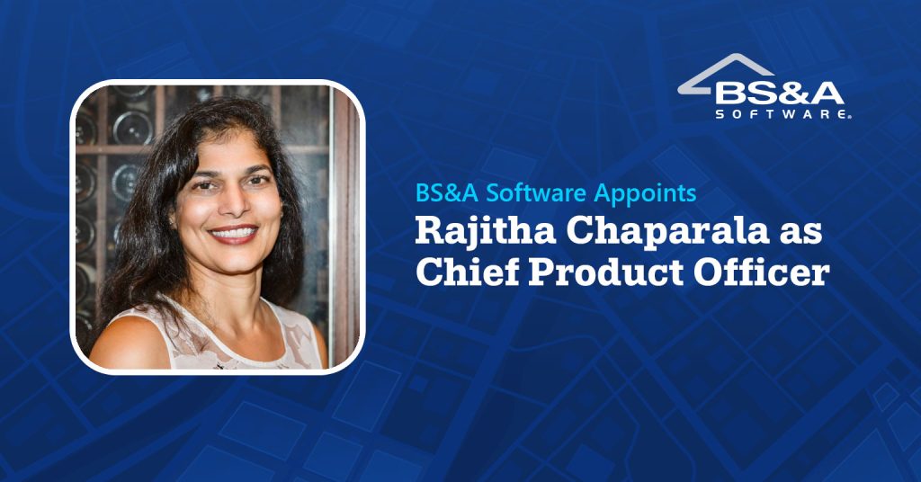 BS&A Software Appoints Rajitha Chaparala as Chief Product Officer